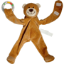 Peluche doudou ours 27 cm Marronmarron