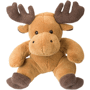Peluche élan assis 24 cm marron Marronmarron