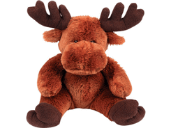 Peluche élan assis 28 cm