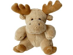 Peluche élan beige assis 13 cm