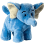 Peluche éléphant 13 cm Au choixbleu clair