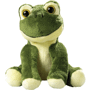 Peluche grenouille assis 15 cm Au choixvert clair