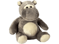 Peluche gris hippopotame 13 cm