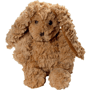 Peluche lapin frisé assis 17 cm Marronmarron