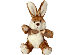 Peluche lapin marron assis 14 cm