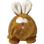 Peluche lapin micro fibre Marronmarron