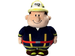 Peluche Mr pompier