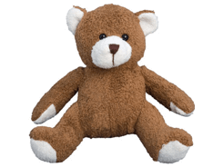 Peluche ours assis 12 cm
