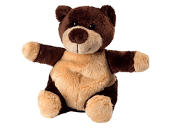 Peluche ours assis 14cm