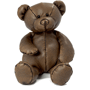 Peluche ours assis 18cm Marronmarron