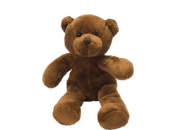 Peluche ours assis 19 cm