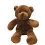 Peluche ours assis 19 cm Marronmarron