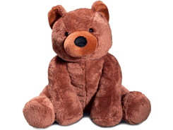 Peluche ours assis 30cm