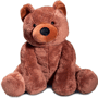 Peluche ours assis 30cm Marronmarron