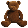 Peluche ours assis 70cm Marronmarron
