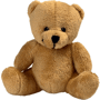 Peluche ours assis 9cm Au choixbeige