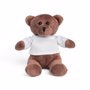 Peluche ours avec t-shirt BlancBlanc