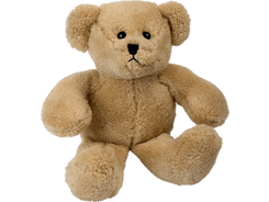 Peluche ours beige assis 13 cm