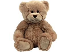 Peluche ours beige assis 28cm