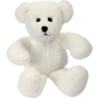 Peluche ours blanc assis 13 cm Blancblanc