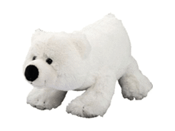 Peluche ours longueur 30 cm