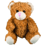 Peluche ours marron assis 10 cm Marronmarron