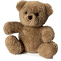 Peluche ours marron assis 14 cm Au choixbeige