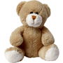Peluche ours marron assis 15 cm Au choixbeige