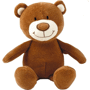 Peluche ours marron assis 19 cm Marronmarron