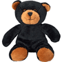 Peluche ours noir assis 19 cm Noirnoir/marron