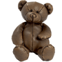 Peluche ours PVC assis 13cm Marronmarron