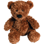 Peluche ours roux assis 22cm Marronmarron