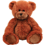 Peluche ours roux assis 28cm Marronmarron