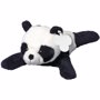 Peluche panda allongé Noirnoir/blanc