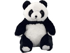 Peluche panda assis 16 cm