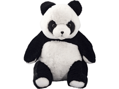 Peluche panda assis 21 cm