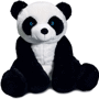Peluche panda assis 30 cm Au choixnoir/blanc