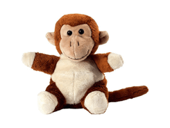 Peluche singe assis 14 cm