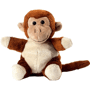 Peluche singe assis 14 cm Marronmarron