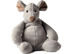 Peluche souris assis 19 cm