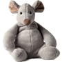 Peluche souris assis 19 cm Grisgris