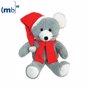 Peluche souris de noel GrisGris