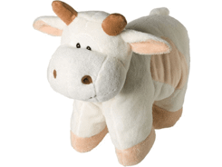 Peluche vache 32x28 cm