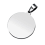 Pendentif acier rond - d=25 mm Au choixargenté