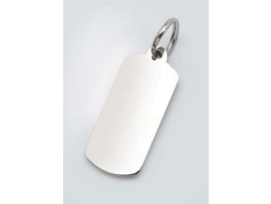 Pendentif charms rectangle - 14x22 mm