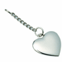 Pendentif coeur avec chainette Au choixargenté