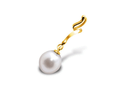 Pendentif perle de d'eau douce