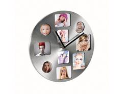 Pendule murale cadre photo