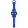 Pendule murale forme de montre BleuBleu