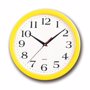 Pendule murale publicitaire JauneJaune